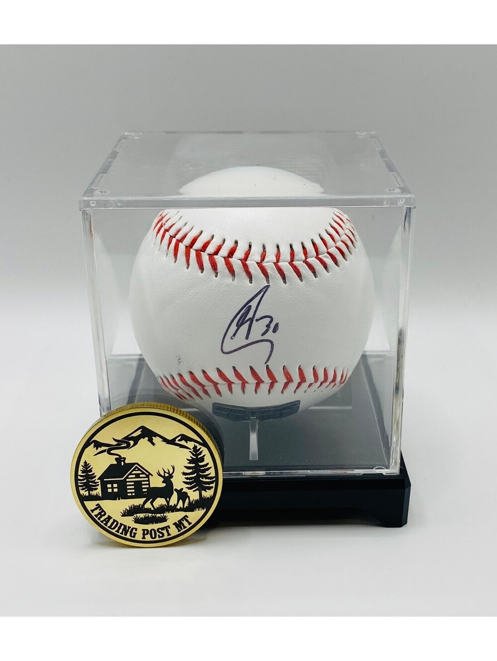 Steph Curry Signed Baseball In Case With COA (2374827)